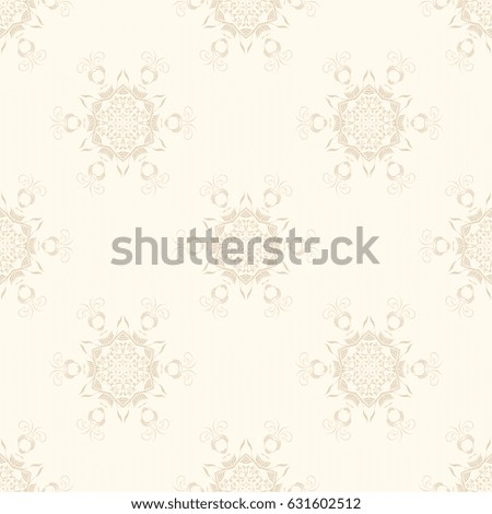 Seamless background with floral ornament. Wallpaper pattern