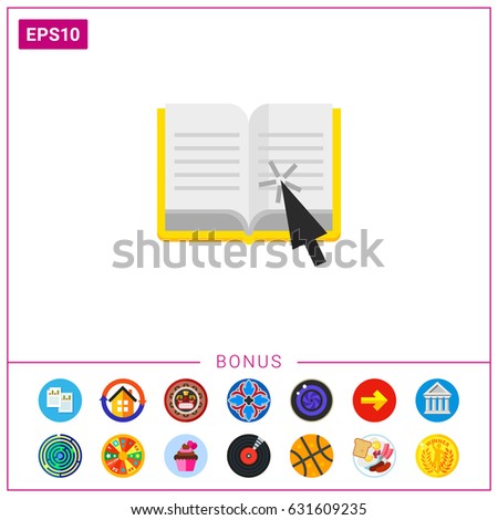 Online materials icon