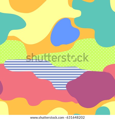 Abstract seamless background. Bright, colorful. Vector.