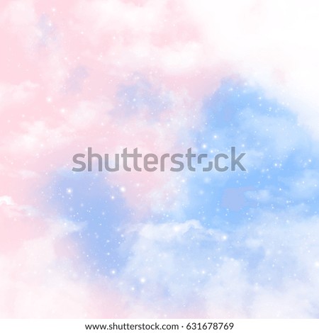 Pink and Blue Sky Clouds