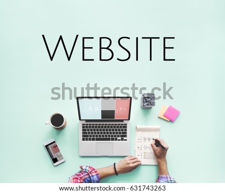 Website Design Content Layout Graphic Word Royalty-Free Stock Photo #631743263