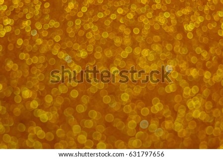 abstract  gold bokeh for chistmas