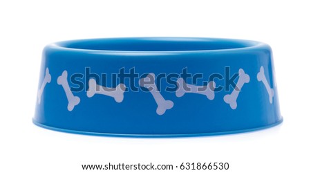 pets bowl isolated on white background