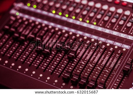 small aperture effect. audio, a mixing console is an electronic device for combining (also called "mixing"), routing, and changing the volume level, timbre (tone color)