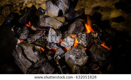 Hot coals for a barbecue
part 2