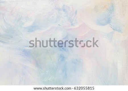 Paint On Canvas, Pastel Colors, Pale Pastel Texture, Background For Design, Lots Of Space For Your Copy 