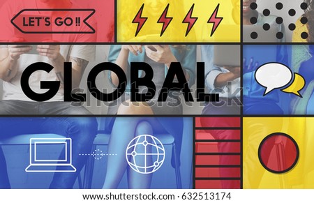 Global Communication Connection Web Concept
