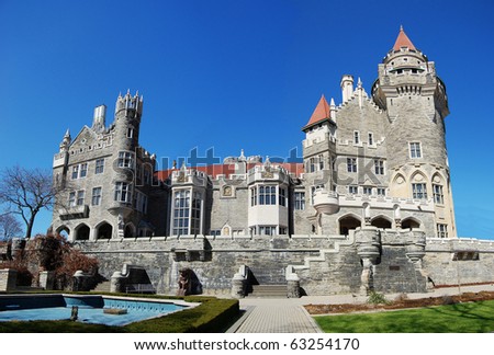 Casa Loma Castle in Toronto, Canada Royalty-Free Stock Photo #63254170