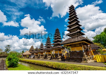 Pura Taman Ayun Temple in Bali, indonesia. Royalty-Free Stock Photo #632547347