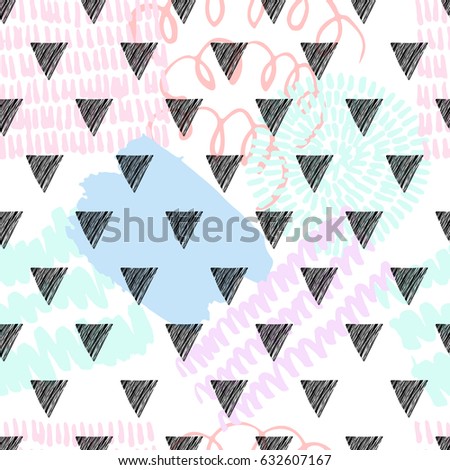 Abstract seamless pattern. Modern fashion design. Vector illustration. Good for textile design or wrapping.