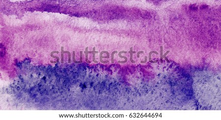 Abstract colorful pink watercolor hand painted texture