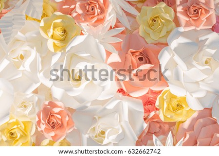 rose flowers paper background