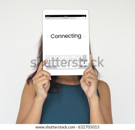 Website Screen Show Internet Connecting Graphic Word