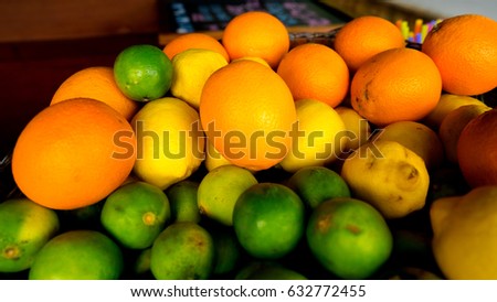 lemons and oranges