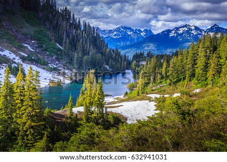 Beautiful Landscape photography of Glacier National Park in Montana USA Royalty-Free Stock Photo #632941031