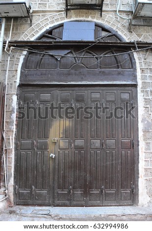 door pattern in historic village Jeddah, Saudi arabia
