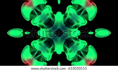Abstract neon colored lights