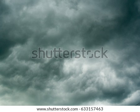 stormy sky with clouds