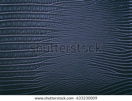 Blue leather abstract background. 
Seamless dark leather texture.
