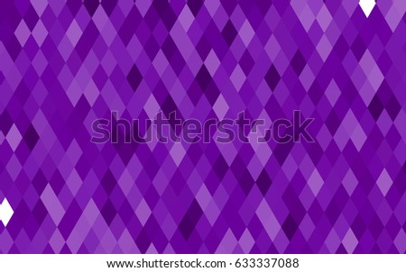 Light Purple vector abstract mosaic background. Colorful abstract illustration with gradient. Triangular pattern for your business design.