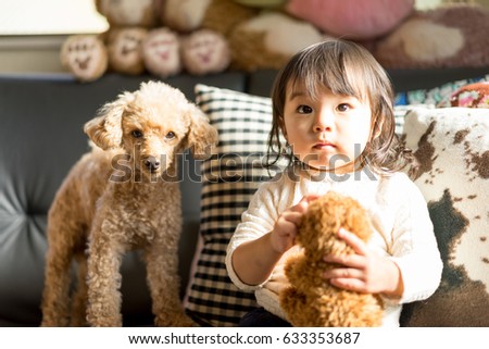 Children and pets (dogs)