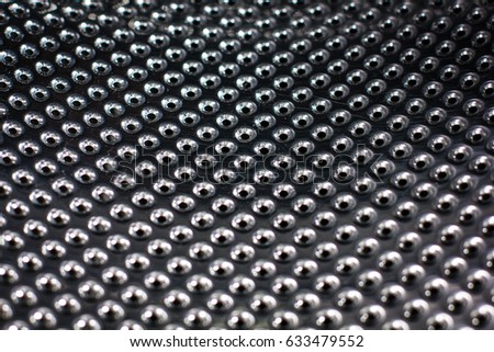 Metal texture with holes