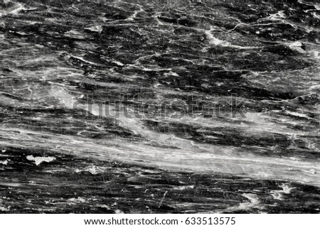 Black and grey marble texture pattern or abstract background.