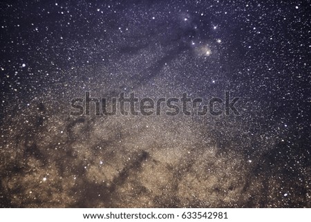 The milky way core