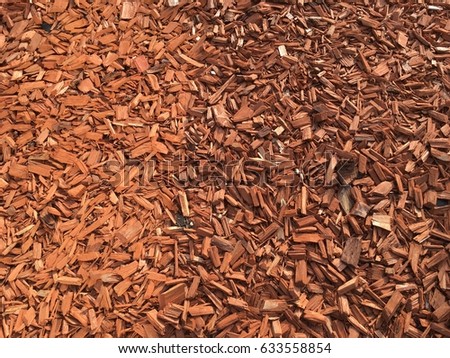Decorative wooden chips texture