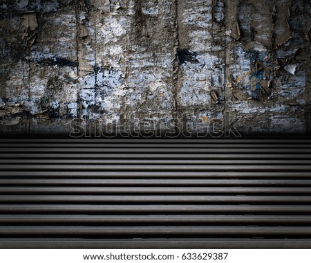 Grunge Abstract Urban Interior Wall Stage Background
