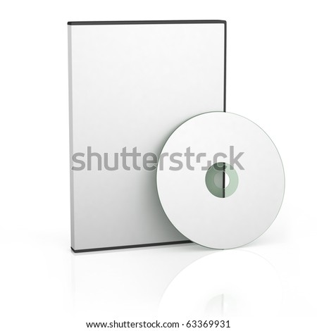 Blank DVD case and disc