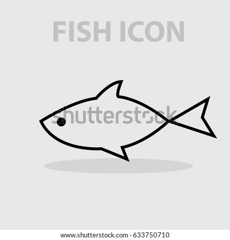 fish icon vector fish background
