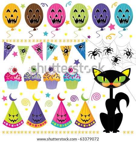 Cute Halloween Party Collections Set