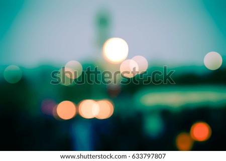 BLURRED LIGHTS BACKGROUND, NIGHT CITY, ABSTRACT BACKDROP