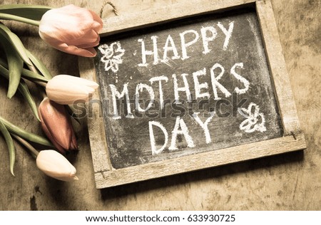 Mother`s day background/toned photo