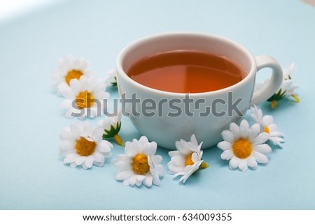 Tea and chamomile.