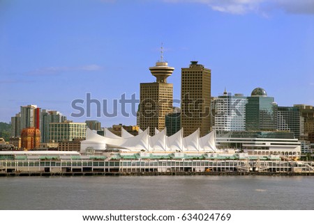 Vancouver British Columbia from the Harbour