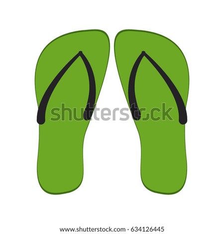 flip flops icon image