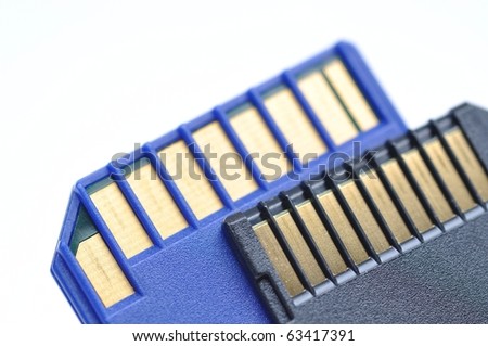 Close-up memory cards