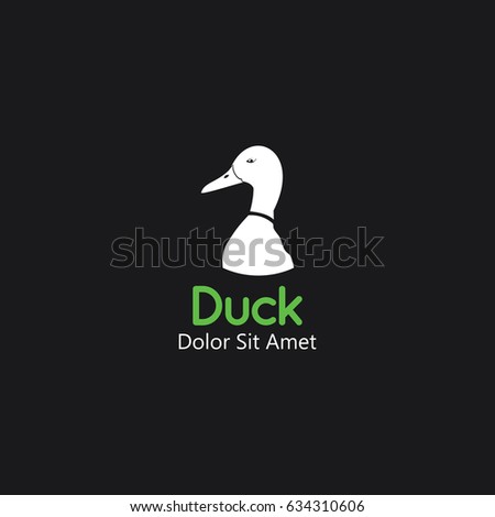 Duck Logo Vector Template
