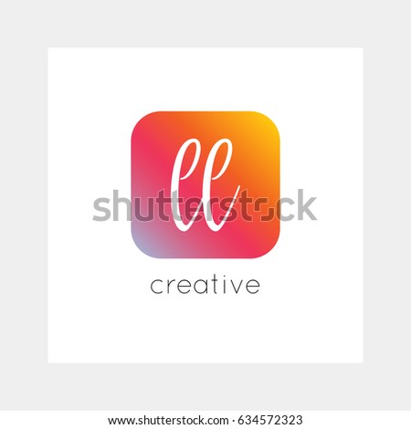 LL logo, vector. Useful as branding, app icon, alphabet combination, clip-art.