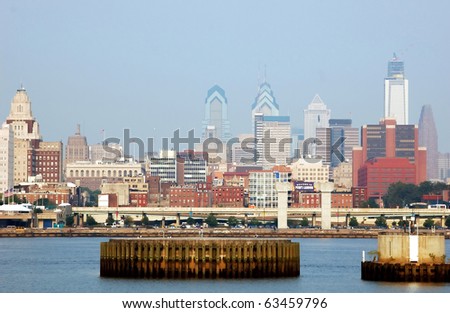 Philadelphia waterfront at Penn's Landing