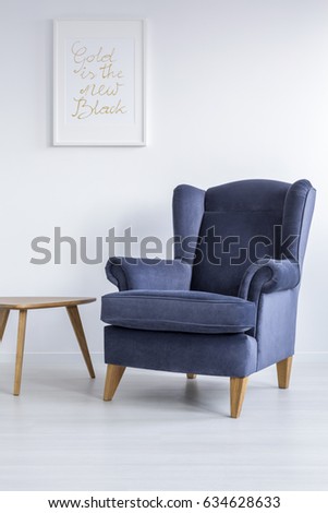 Modern minimalistic design of cozy white living room