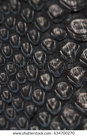 Black snakeskin background texture