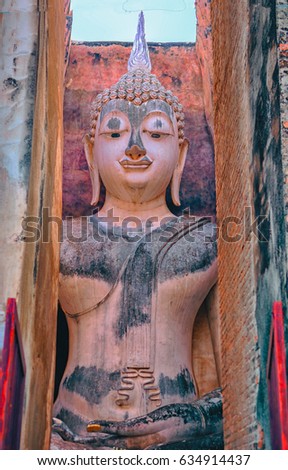 Historic Town of Sukhothai and Associated Historic Towns, Sukhothai Historical Park, Wat Si Chum, Sukhothai, Thailand