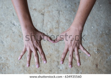 Man hand texture