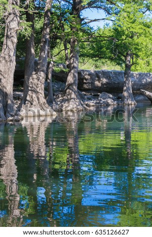 a swimming hole in central Texas
