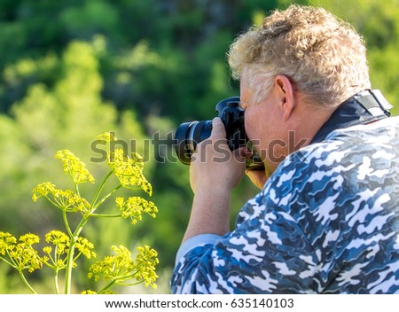 Photographers in nature