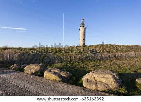 Lighthouse of the Cap Gris Nez, Cote d'opale, Pas-de-Calais, France