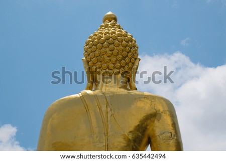behind buddha 